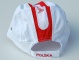 Lauf-Cap Polen rot-wei: Bikercap-Polen-rot-weiss-von-hinten 