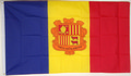 Bild der Flagge "Nationalflagge Andorra, Fürstentum (150 x 90 cm)"