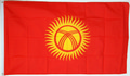 Bild der Flagge "Nationalflagge Kirgisistan, Republik (1992-2023) (150 x 90 cm)"
