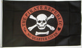 Flagge The Pirate Republic -
 No Quarter Given
 (150 x 90 cm) kaufen bestellen Shop