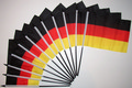 10 F�hnchen Deutschland Bundesflagge
 (21 x 15 cm) kaufen bestellen Shop