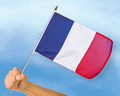 Stockflaggen Frankreich
 (45 x 30 cm) kaufen bestellen Shop