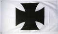 Weiße Flagge mit eisernem Kreuz (150 x 90 cm) kaufen