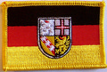 Bild der Flagge "Aufnäher Flagge Saarland (8,5 x 5,5 cm)"