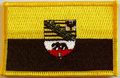 Aufnäher Flagge Sachsen-Anhalt (8,5 x 5,5 cm) kaufen