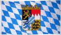 Bild der Flagge "Fahne des Freistaat Bayern - Motiv 3(90 x 60 cm)"