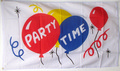 Flagge Party Time
 (150 x 90 cm) kaufen bestellen Shop