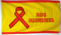 Bild der Flagge "Flagge Aids Awareness (150 x 90 cm)"