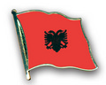 Bild der Flagge "Flaggen-Pin Albanien"