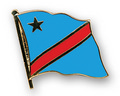 Bild der Flagge "Flaggen-Pin Kongo, Demokratische Republik"