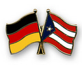 Freundschafts-Pin Deutschland - Puerto Rico kaufen