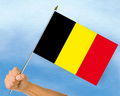 Stockflaggen Belgien
 (45 x 30 cm) kaufen bestellen Shop