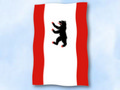 Flagge Berlin im Hochformat (Glanzpolyester) kaufen