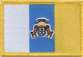 Bild der Flagge "Aufnäher Flagge Kanaren (8,5 x 5,5 cm)"