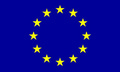 Flagge der Europischen Union / EU
 im Querformat (Glanzpolyester) kaufen bestellen Shop