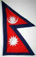 Nationalflagge Nepal
 (90 x 110 cm) kaufen bestellen Shop