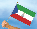 Stockflaggen Äquatorialguinea (45 x 30 cm) kaufen