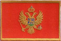 Aufnher Flagge Montenegro
 (8,5 x 5,5 cm) kaufen bestellen Shop