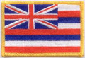 Bild der Flagge "Aufnäher Flagge Hawaii (8,5 x 5,5 cm)"