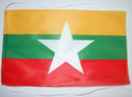 Bild der Flagge "Tisch-Flagge Myanmar"