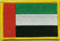 Aufnher Flagge Vereinigte Arabische Emirate
 (8,5 x 5,5 cm) kaufen bestellen Shop