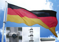 Teleskop-Flaggenmast aus Aluminium 6,00 m kaufen bestellen Shop Fahne Flagge