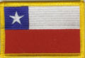 Aufnher Flagge Chile
 (8,5 x 5,5 cm) kaufen bestellen Shop