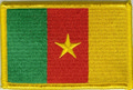 Aufnher Flagge Kamerun
 (8,5 x 5,5 cm) kaufen bestellen Shop