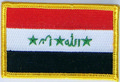 Bild der Flagge "Aufnäher Flagge Irak (1991-2004) (8,5 x 5,5 cm)"