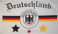 Fanflagge Deutschland Motiv 4
 (150 x 90 cm) kaufen bestellen Shop Fahne Flagge
