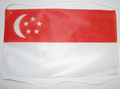 Bild der Flagge "Tisch-Flagge Singapur"