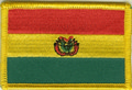 Aufnher Flagge Bolivien
 (8,5 x 5,5 cm) kaufen bestellen Shop