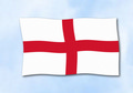 Bild der Flagge "Flagge England im Querformat (Glanzpolyester)"