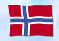 Bild der Flagge "Flagge Norwegen im Querformat (Glanzpolyester)"