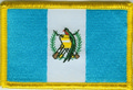 Aufnher Flagge Guatemala
 (8,5 x 5,5 cm) kaufen bestellen Shop