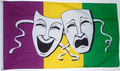Flagge Comedy and Tragedy (150 x 90 cm) kaufen
