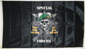 Bild der Flagge "Flagge Special Forces - Mess With The Best, Die Like The Rest (150 x 90 cm)"