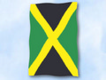 Bild der Flagge "Flagge Jamaika im Hochformat (Glanzpolyester)"