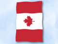 Bild der Flagge "Flagge Kanada im Hochformat (Glanzpolyester)"