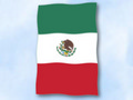 Bild der Flagge "Flagge Mexiko im Hochformat (Glanzpolyester)"