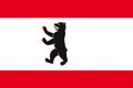 Bild der Flagge "Flagge Berlin im Querformat (Glanzpolyester)"