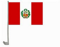 Bild der Flagge "Autoflaggen Peru - 2 Stück"