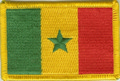 Bild der Flagge "Aufnäher Flagge Senegal (8,5 x 5,5 cm)"