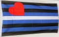 Bild der Flagge "Flagge Leather Pride (LGBTQ Pride) (150 x 90 cm)"