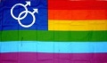 Bild der Flagge "Flagge Mars Men (LGBTQ Pride) (150 x 90 cm)"