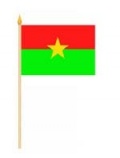 Bild der Flagge "Stockflaggen Burkina Faso (45 x 30 cm)"