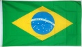 Bild der Flagge "Nationalflagge Brasilien als Schwenkfahne mit Stab (120 x 80 cm) im 10er-Pack"