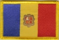 Bild der Flagge "Aufnäher Flagge Andorra (8,5 x 5,5 cm)"