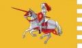 Flagge Ritter auf Pferd mit Lanze (150 x 90 cm) kaufen
