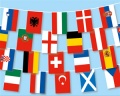 Flaggenkette gro Fuball-Europameisterschaft 2024 kaufen bestellen Shop Fahne Flagge
